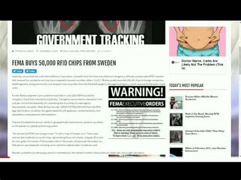 fema buys rfid chips|Re FEMA BUYS 50000 RFID CHIPS FROM SWEDEN .